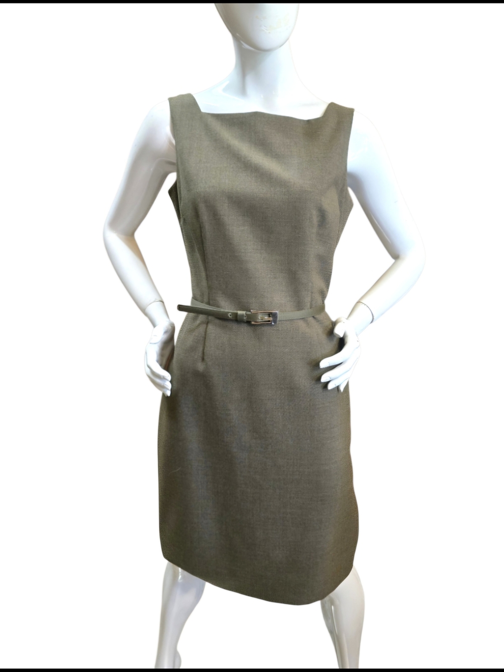 LNWOT Anne Klein Classic Two-Piece Dress Suit in Brown/Olive Green Sz 6 - Picture 2 of 13